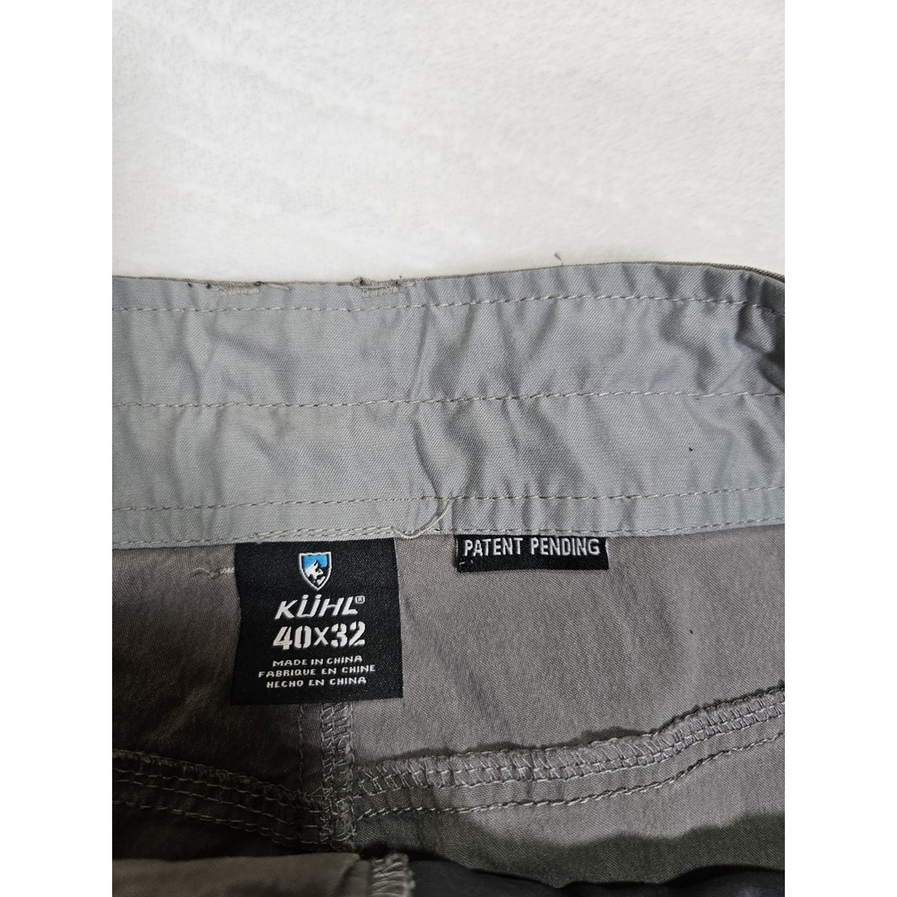 Kuhl Men's Slax Light Gray Legendary Lightweight Active Pants Size 40x32 Chino - Picture 4 of 10